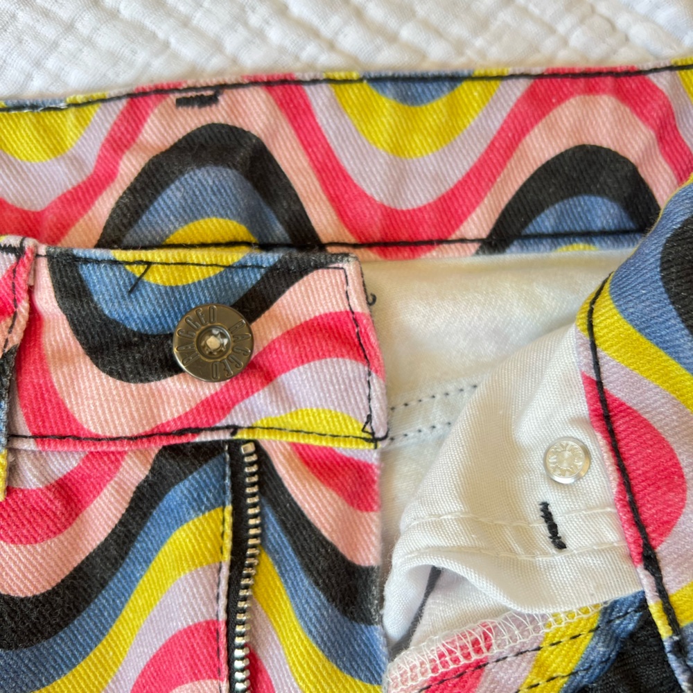 🌈Funky Like New Ragged Jeans🌈 - Picture 3 of 6